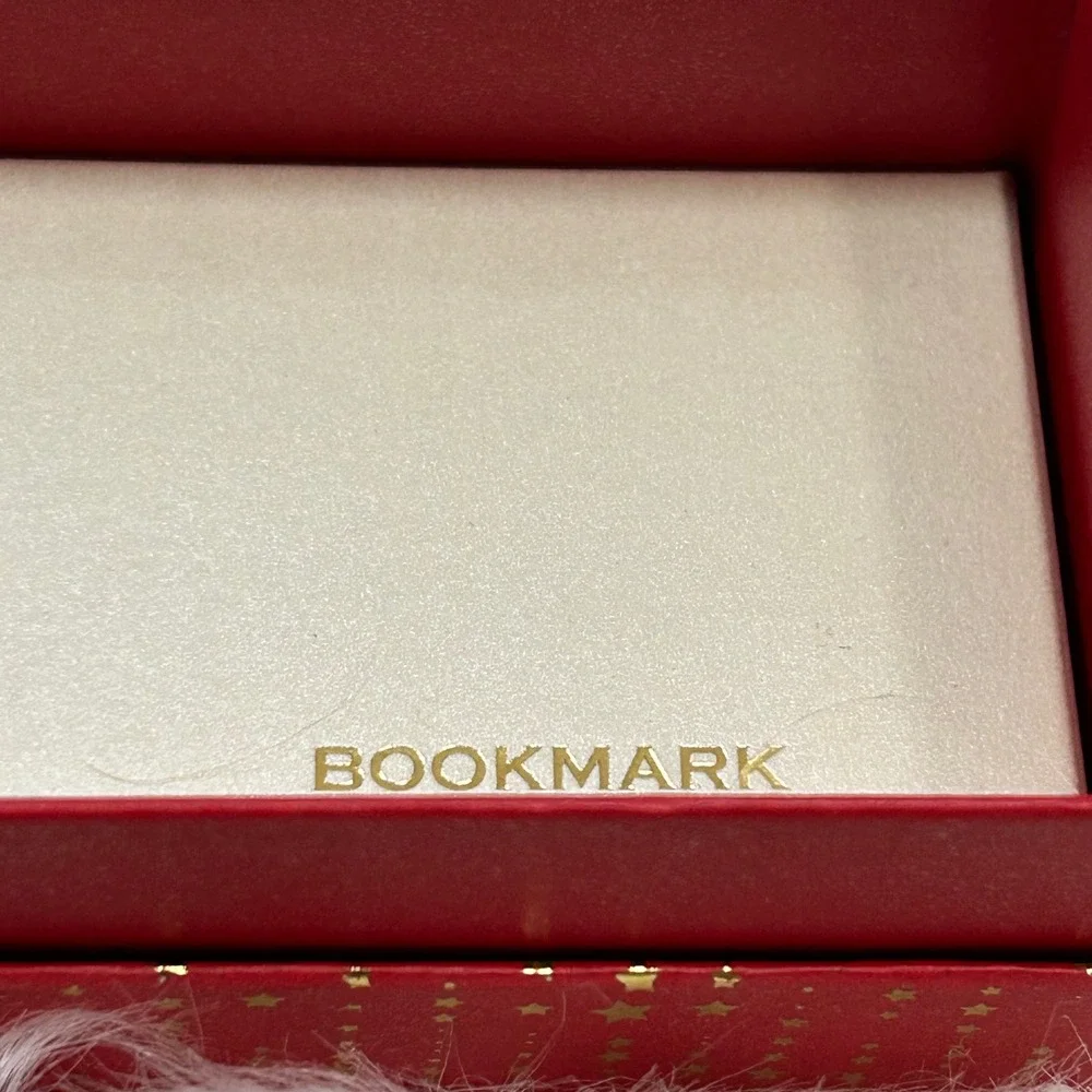 Monet Gold Tone Angel Charm Bookmark Gift‎ Boxed